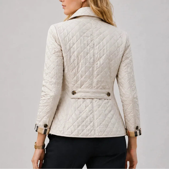 CAPPOTTO LEGGERO QUILTED DA DONNA CON BOTTONI